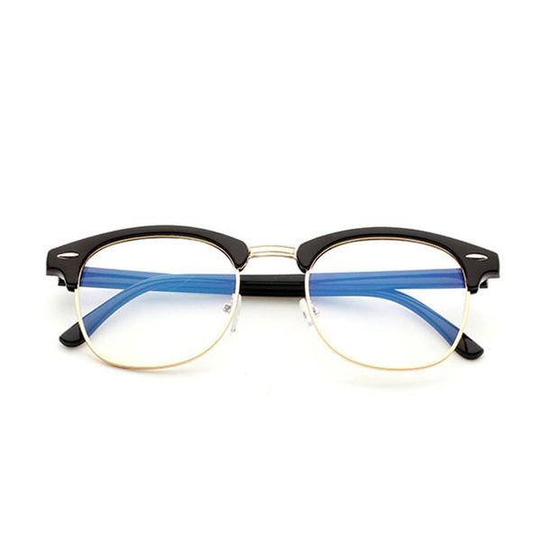 Marque Anti lumière bleue lunettes lunettes de lecture lunettes de Protection cadre en titane lunettes de jeu d'ordinateur pour femmes hommes lunettes claires