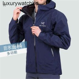 Marque Arc''terys Veste pour hommes Manteaux de créateurs Veste à capuche Rushsuit Zeta Sports de plein air pour hommes Imperméable et respirant Manteau à coque dure Nouveau V1V9