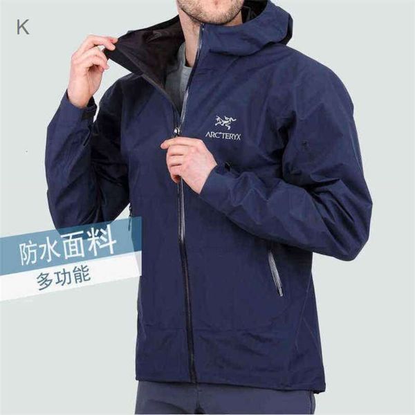 Marque Arc''terys Veste pour hommes Manteaux de créateurs Veste à capuche Rushsuit Zeta Sports de plein air pour hommes Imperméable et respirant Manteau à coque dure Nouveau JMWC 6S8V