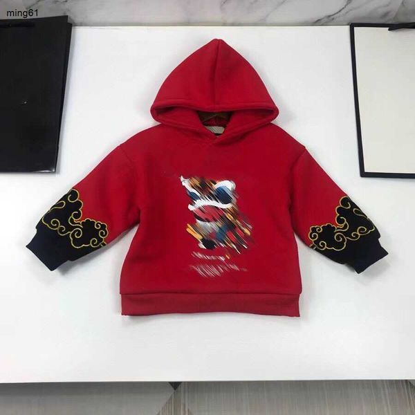 Marque bébé sweat à capuche haute qualité enfant pull taille 100-160 enfants vêtements de marque brodé motif nuage garçons pull Dec20