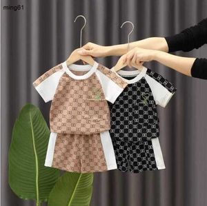 Marque Baby Rompers Boy Girls Clothes Set Cotton Toddler Toddler Suisse à manches courtes Designer Kids Jumps Courstes