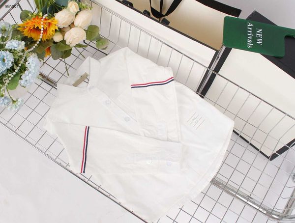 Brand Baby Shirt à manches longues Boys Boys Coat Taille 110-160 cm High Quality Boy Robe Shirt Kids Designer Vêtements Enfant Blouses Dec05