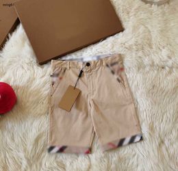 Marque Baby Shorts Kids Designer Clothes Taille 90-140 cm Minimaliste Khaki Couleur enfant Lower Garment Summer Filles Boys Pantal
