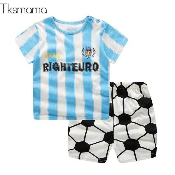 Marca de la marca Sports Sports Clothing Boy Track Summer Infantil Ropa de fútbol Disfraz de fútbol para niños meses