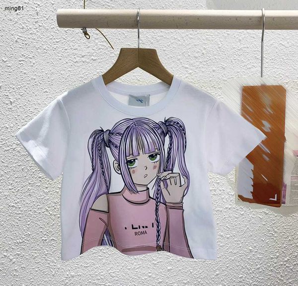 Marca bebé camisetas Doble cola de caballo patrón de niña niño Manga corta Tamaño 100-150 CM diseñador ropa para niños camisetas de algodón para niños 24 de febrero de 2020