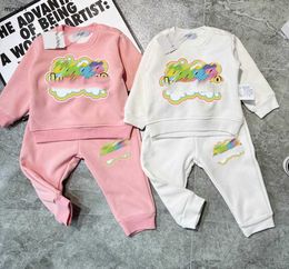 Marke Baby Tracksuits Designer Säugling Jungenanzug Anzug Größe 66-100 Neugeborene runde Halshäuser und Sporthosen Januar 10