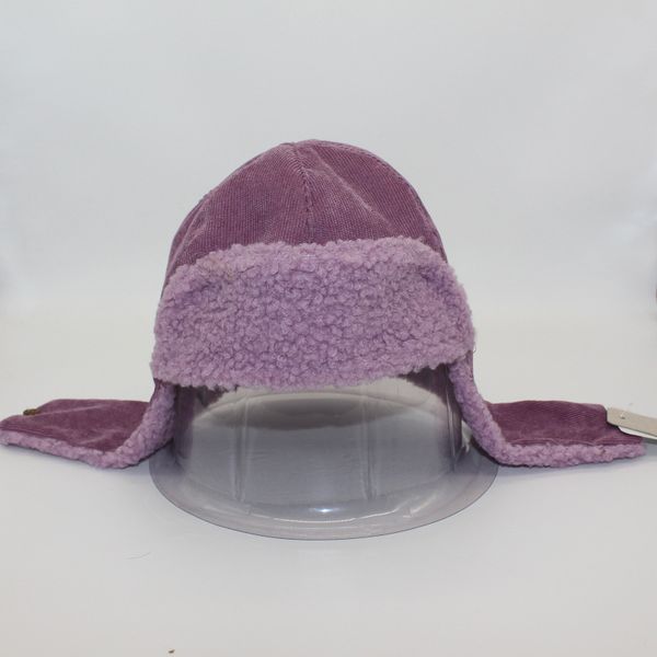 Marca Baby Trapper Sombreros para niños y niñas Pana Lana de cordero Protección para los oídos Sombrero cálido Niños pequeños Moda Tendencia Gorras Orejeras SDLX