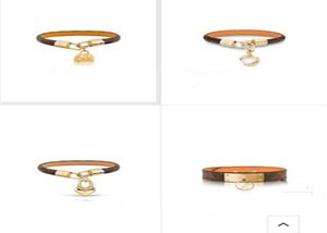 Brand Bangles Designer Bracelet Classic V Flower Plaid Leather Rope Gold Silver Backle Perles à main Men Men Femmes Bracelets 3944590