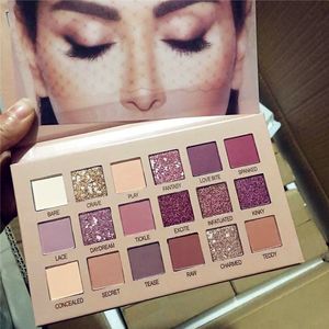 Moji Beauty 18Colors Nude Nude Naughty Eye Shadow Palette Makeup 18 Colores Sala de ojos Matte Free Sharps 3 PCS