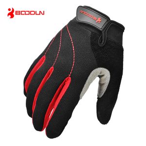 Gant de vélo de marque doigt complet Long Gel Polyester Silicone route gants de vélo de montagne cyclisme VTT gant pour hommes femmes gants de gardien de but