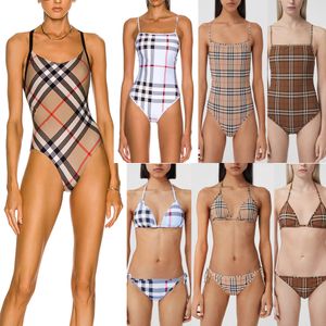 Brand Bikini Designer Sexy Beach Bikinis Swim Suit Fashion Letter Lattice Lace Up Summer Split zwempak voor vrouwen