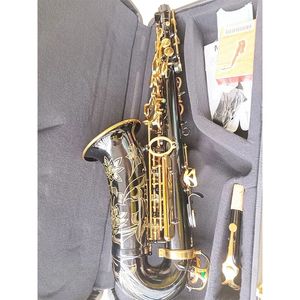Marque Noir YAS-82Z Saxophone Alto E Plat Plaqué Or Clé Instruments de Musique Professionnels Sax Avec Embouchure Étui en Cuir et Accessoires Musique