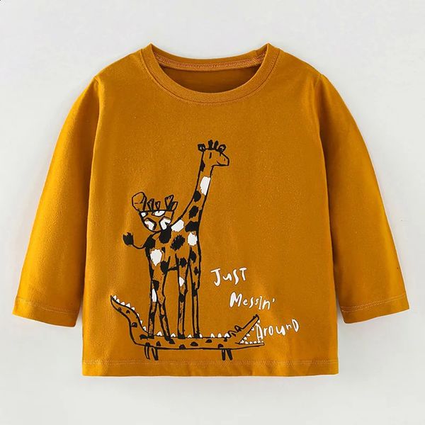 Brand Boys Tshirt 100 Coton peigné Baby Boy Vêtements à manches longues pour enfants