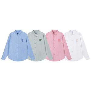 Merk Casual Blouses shirts 2023 herfst winter nieuwe stijl kleur borduurwerk dames losse en slanke mode