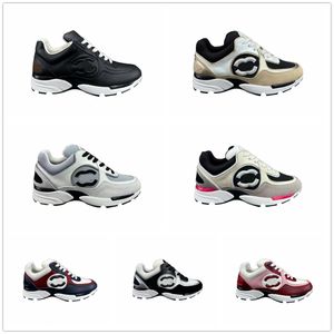 Marca de calzado casual Canal de diseñador Zapatos casuales para mujer Triple en blanco y negro Gamuza en polvo Zapatos deportivos para mujer al aire libre Tamaño 35-42 Caja