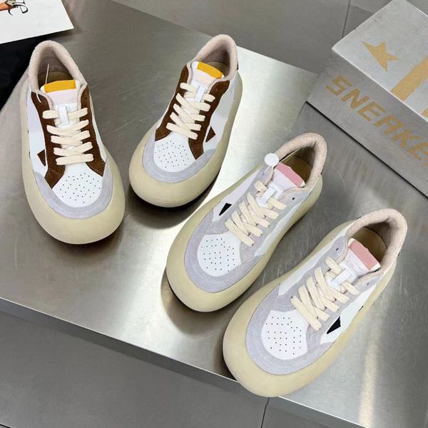 marca de zapatos casuales nuevo lanzamiento zapatos de lujo Italia diseñador mujer zapatillas de deporte de lentejuelas Clásico blanco do-viejo sucio hombre hombre zapato espacio estrella Hola estrella