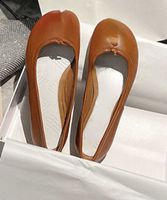 Marque Chaussures décontractées chaussures d'orteil femmes de la bouche peu profonde du fond plat un pied pèle