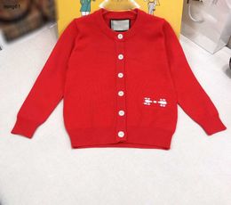 Merk kind vest Drie kleuren optionele baby trui Maat 100-150 kids designer kleding V-hals Gebreide meisje jongen Jas Dec05