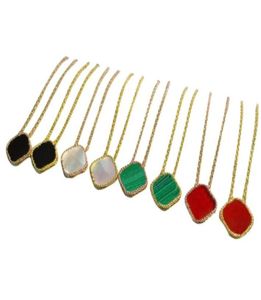 marque classique trèfle designer pendentif collier pour femmes luxe perle 4 feuilles laser court colliers ras du cou bijoux de mariage valentin5748817