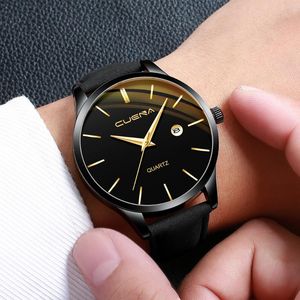 Merk Klassieke Heren Retro Horloges Automatisch Mechanisch Horloge Tourbillon Klok Echt Leer Waterdicht Zakelijk Polshorloge Horloges