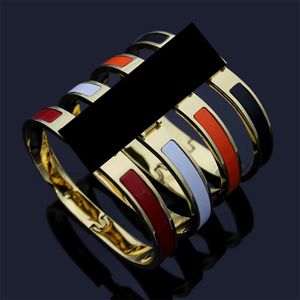 Merk Klassieke Smalle goud 8mm Manchet Armband Europese Mode Mannen Vrouwen Paar Bruiloft Armband Designer Hoge Kwaliteit Titanium Stalen Armband Sieraden Gift