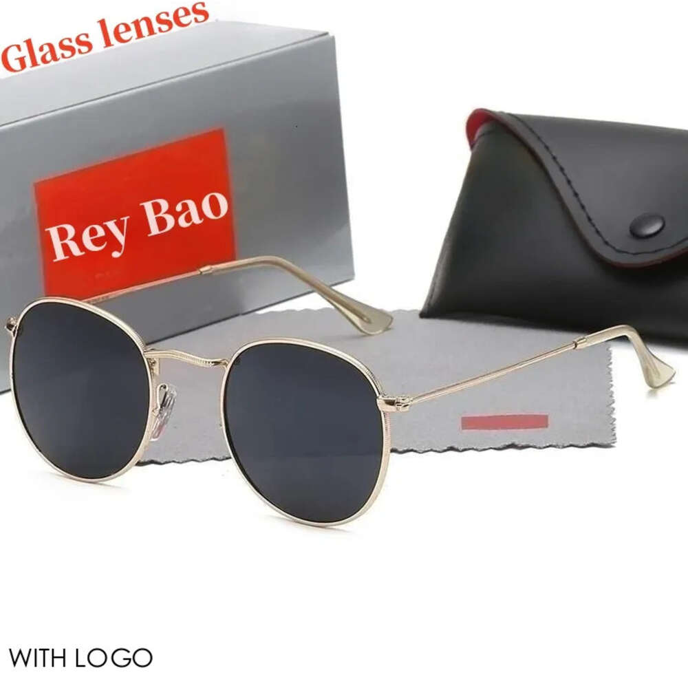 Brand clássico mulheres retro homens de sol, óculos de designer, Ray Metal Frame Bans Designers Sun Glasses Woman ML 3447