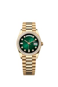 Merk schone menwatch hoogwaardige arbeidsontwerper Watch Daydatate 36 mm mechanische automatische horloges diamant horloge Rol horloge voor man luxe 8366