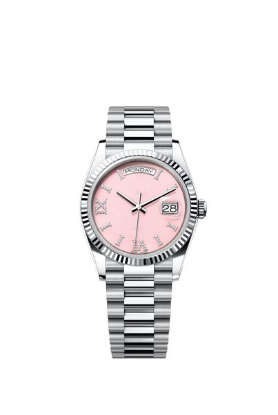 Marque Clean Menwatch Designer de main-d'œuvre de haute qualité Watch Daydate 36 mm mécanique Automatique Montres Diamond Watch Rol Watch for Man Luxur 3212