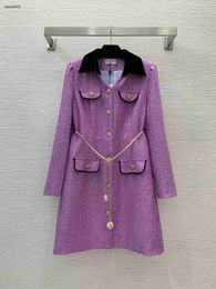 Marca casaco feminino designer casaco moda lapelas emendadas e cintura são finos de alta qualidade vestuário superior jan 05