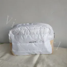 Merk cosmetische tassen voor meisjes Ruimtekatoen Topkwaliteit witte kleur Rits make-uptassen Mooie en comfortabele drinkbare tassen Luxe professioneel