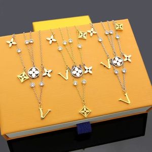 Merk paar V ketting mode ijzer geurige waterfles hanger ketting sieraden luxe kogel 18k gouden mannelijke en vrouwelijke ontwerper ketting