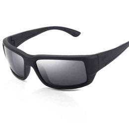 Lunettes de soleil polarisées Fantail pour hommes, DESIGN de marque, lunettes de soleil carrées pour la conduite, la pêche, UV400, 299A