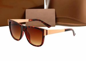 Merk Design Zonnebril Luxe Mode Bril Mannen Dames Pilot UV400 Eyewear Classic Driver Sunglasses Metal Frame Glass Lens met 037