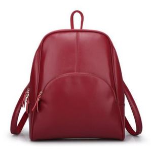 Bolso de viaje de alta calidad para mujer, mochila de cuero PU, diseñador de marca, 2018