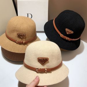 Créateur de marque automne et hiver tricoté en forme de bassin chapeau à la mode européen et américain triangle inversé ceinture pêcheur chapeaux marques vedettes Crochet casquette décontractée