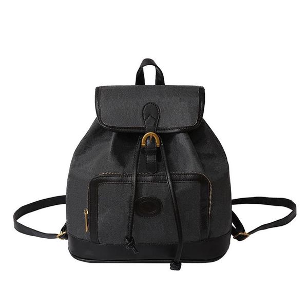 Brand Designer Sac à dos pour femmes sacs à dos sacs à cordes PU en cuir petite taille Femmes Impression du sac à dos chaog2482983