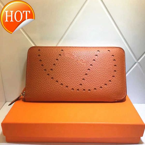 Diseñador de marca Monedero Monedero Paquete de tarjetas Bolso 2023 Nueva billetera de cuero con forma de estrella con cremallera con patrón de lichi Clásico para hombres y mujeres Bolso de mano de gran capacidad Venta de fábrica