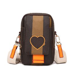 Merkontwerper Crossbody Telefoontas voor dames mini portemonnee met riem enkele schouderkaart muntenhouder dames bolso geschikte bolsa chaol600