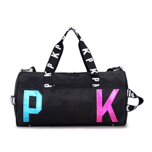 Merkontwerper Duffel Bag voor vrouwen, reisgymsport Duffle tas, grote capaciteit weekend tas laod8168