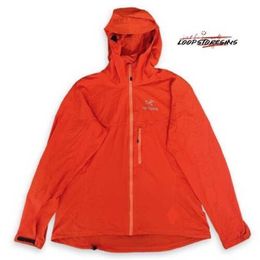 Merkontwerper geborduurd Spring Jackets Squamish Hoodie dames Xlcayenne Orange Zipper Nylon Wind Breakher Jacket KT9C