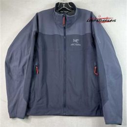 Merkontwerper geborduurd Spring Jackets heren Ventaar Soft Shell Jacket Blue E5T2