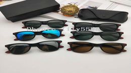 Merkontwerper voor vrouwen Fashion Men UV400 Polariseerde zonnebril Gafas de Sol 4195 Blaze Sun Glazen Uitstekende kwaliteit met Origina2239210