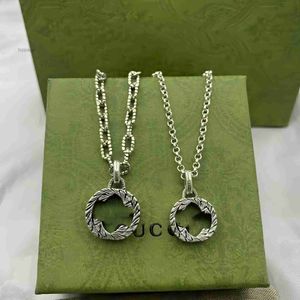 Brand Designer G Jewelry Fashion Pendant Collier Femme Femme High Quality Mens Couple Gift