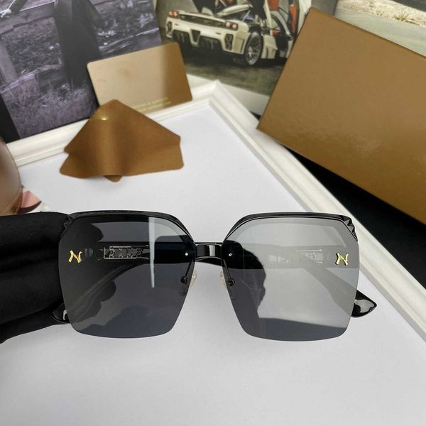 Diseñador de la marca jins eyewear Goggle cat eye sunglasses collage marco de fotos Hombre Mujer Gradient Luxury gold 7 Color Opcional
