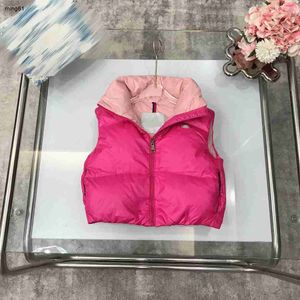 marque designer enfants gilet en duvet gilet pour filles mode bébé chaud et confortable vêtements d'extérieur taille 100-170 cm veste sans manches Aug30