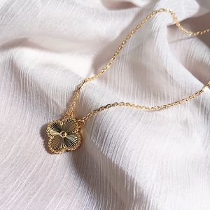 Merk designer Love Ketting Hart tot Hart Titanium Stalen Ketting Eenvoudige ketting Liefde Klavertje vier Valentijnsdag Sieraden cadeau