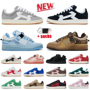Designer Bad Bunny Shoe Forum 84 Low Campus 00s Casual Shoes Grey Black White Gum Blue Tint Brown Pink Sneakers Women Mens【code ：L】Flat Trainers