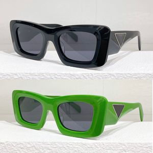 Diseñador de la marca Hombres Gafas de sol Croissant Grieta estereoscópica OPR 13ZS Vintage Ladies Symbole firma Irregular Square Gafas de sol MUJER Party Shades Eyewear