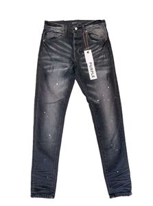 Merk Designer Heren Denim Broek Mode Rechte Retro Streetwear Casual Joggingbroek Paarse Jeans W7YS