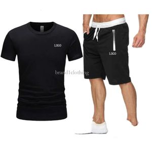 Brand Designer Mens Tracksuits T-shirt Summer + Shorts Basketball Sportsswear Fashion Casual Ensembles Clain à manches courtes Running Jogging Quality Plus Taille vêtements